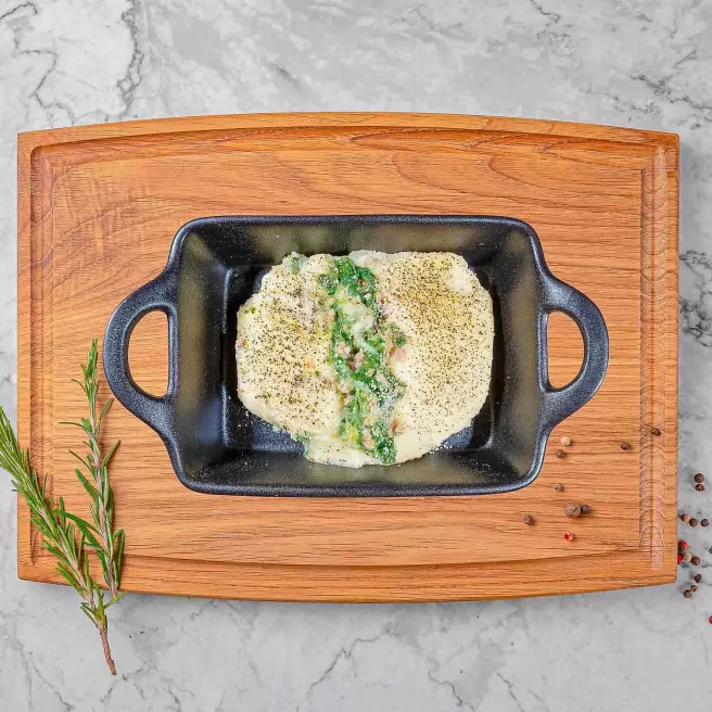 Hachi parmentier aux épinards