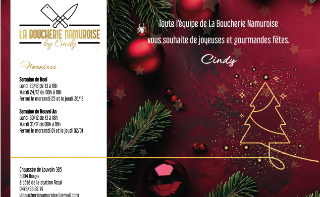 Ou trouver les menus des fêtes 2024?